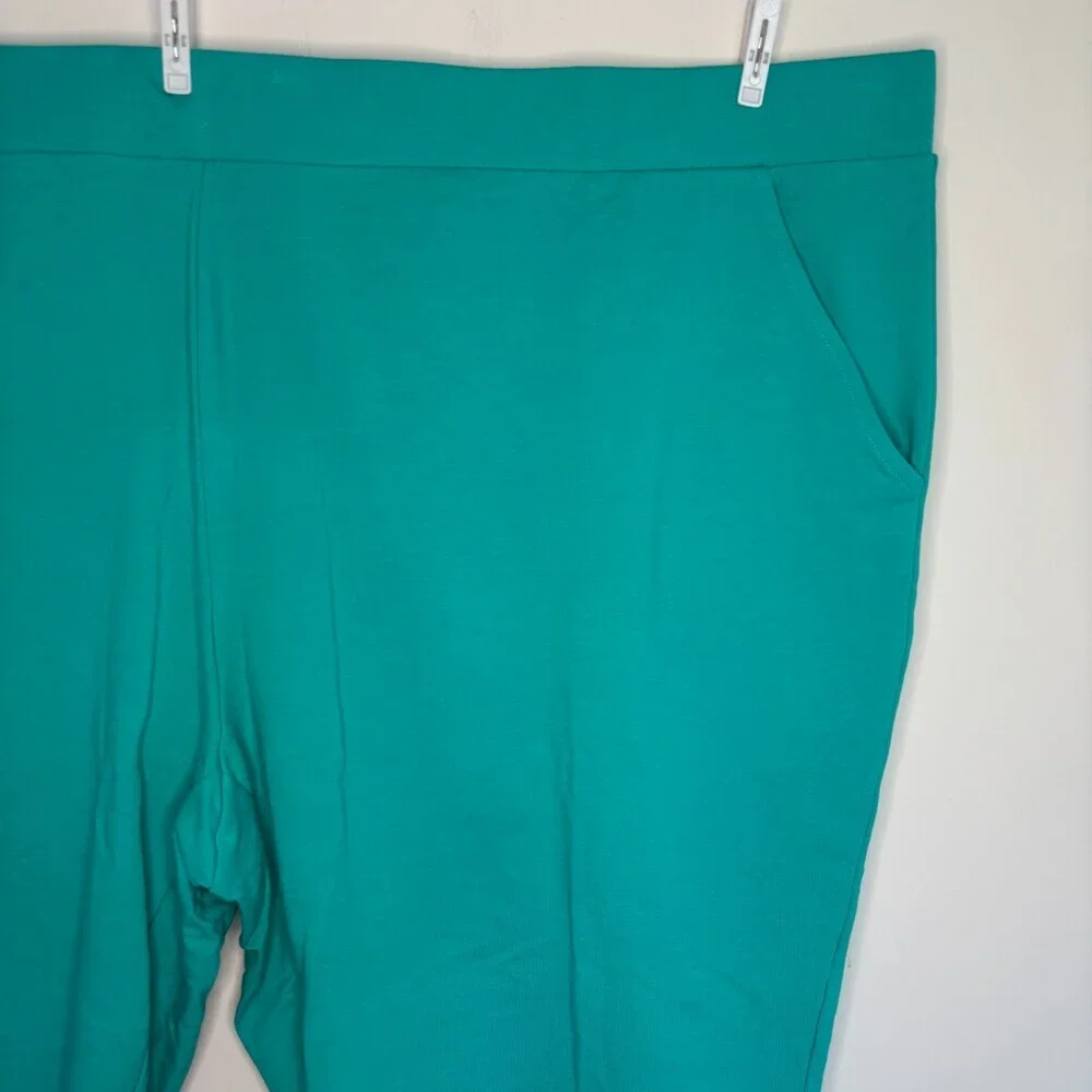 Belle Beach by Kim Gravel NEW French Terry Pull On Shorts Womens 5X Blue - Picture 5 of 10